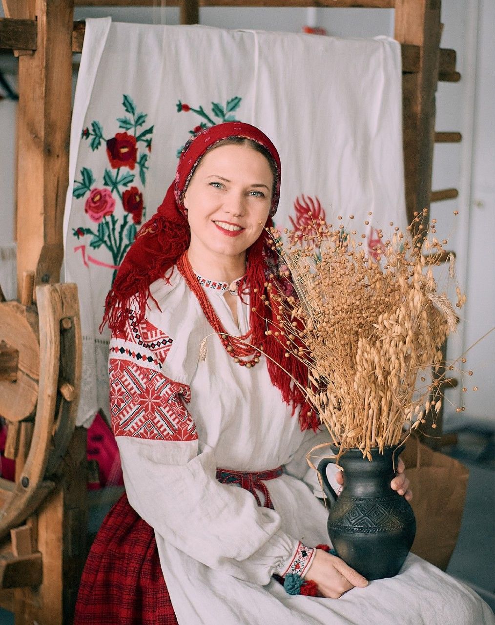 Women in Slavic costumes in Shubra el Heima